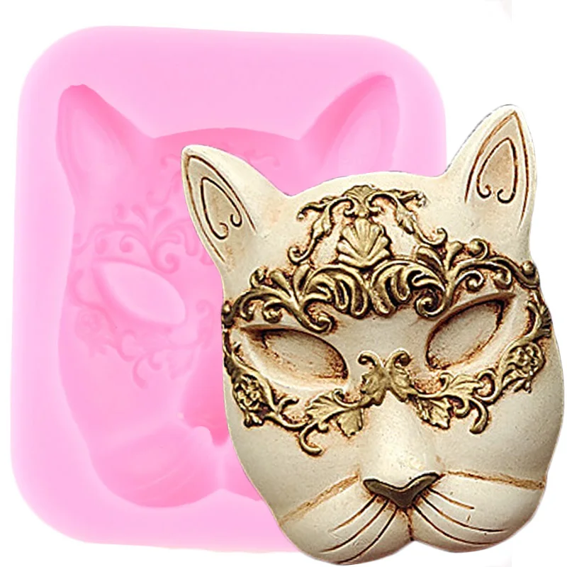 Силиконовая форма в виде головы медведя животных формы из полимерной глины маска