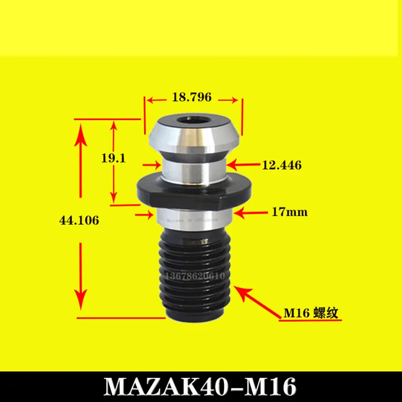 5 шт. хорошее качество MAZAK40 MAZAK50 Pull Stud высокая твердость удерживающая ручка