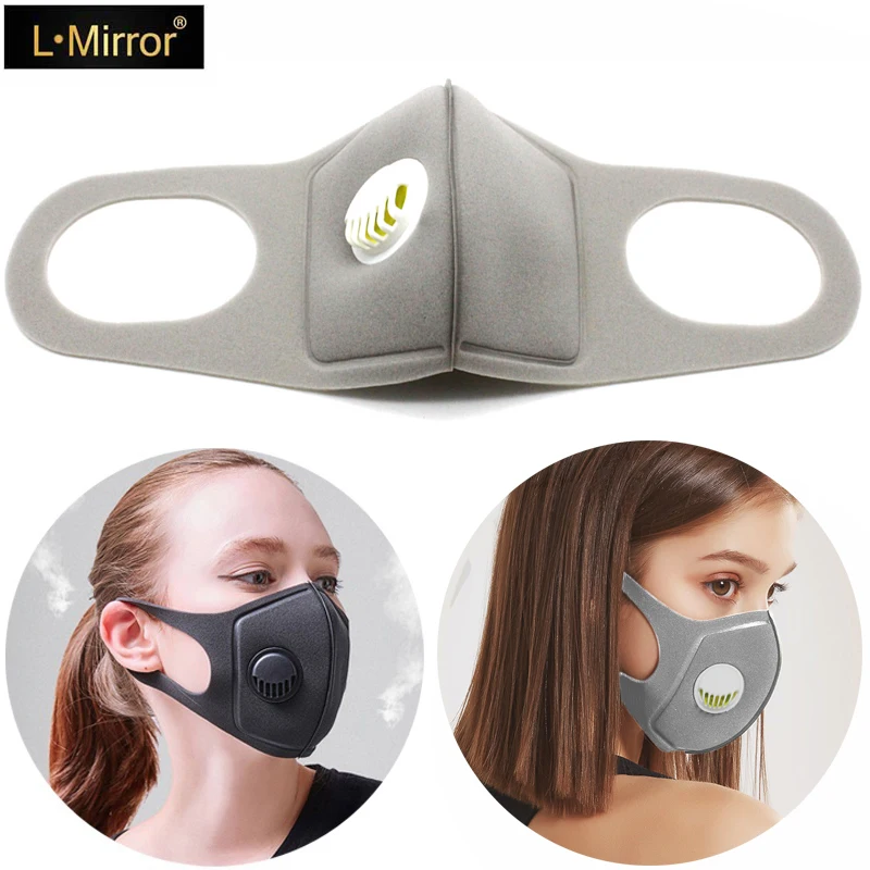L.Mirror 1 шт. губчатая Пылезащитная респираторные маски маска с дыхательным