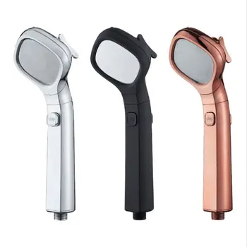 

High Pressure Handheld Shower Head Spray 4 Settings with On/Off Pause Switch