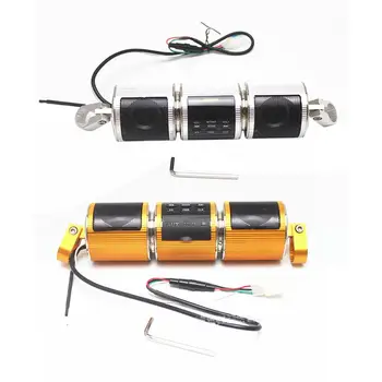 

Portable Motorcycle Mp3 Audio Refit Soundproof Waterproof Speaker Multifunction With Display Dual Speaker