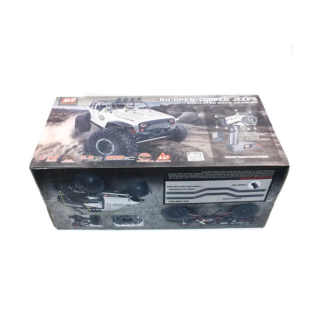 1073-SJ 1:10 2,4G 4WD матовый Радиоуправляемый гусеничный автомобиль с дистанционным управлением внедорожный большой ножной автомобиль модель RTR игрушка для детей подарок