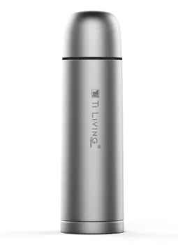 

Titanium Vacuum Flask Insulated Bottle- Anticorrosive 500ml Thermos w/ BPA Cap Fit for Beverage Coffee Milk