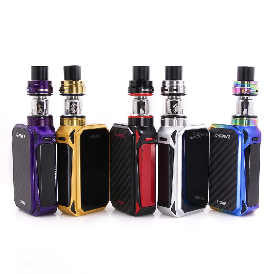 SMOK G-PRIV 2 комплект 230 Вт сенсорный экран мод 4 мл X-BABY бак с батареей испаритель вейп-комплект электронной сигареты G-PRIV 2