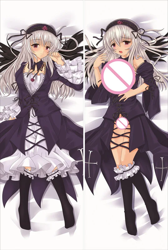 Аниме Rozen Maiden Dakimakura Чехол Shinku& Suigintou Bolster чехол Hina-Ichigo& Suiseiseki длинная Наволочка Чехол - Цвет: S2