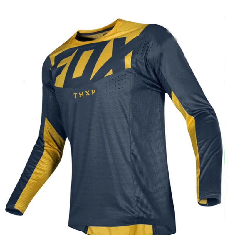 Джерси для горного велосипеда беговых мотоциклов Fox Mtb DH thxp дышащая новая