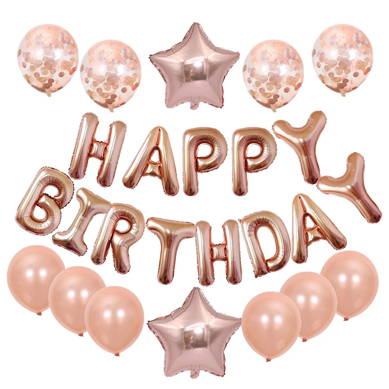 

Надувной шар в форме сердца с надписью «Happy Birthday», украшение для дня рождения, для мальчиков и шары для девочек