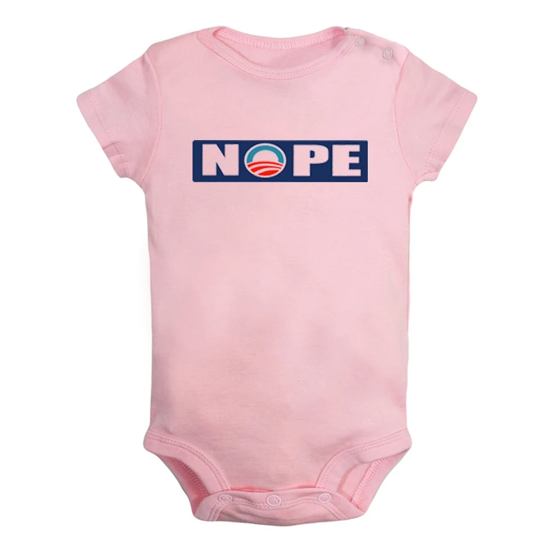 JcBaby1222PD Nope фонетический символ, красная печать, печать, Nope, Одежда для новорожденных мальчиков и девочек, комбинезон с принтом, боди для младенцев, одежда с короткими рукавами - Цвет: JcBaby1222PD