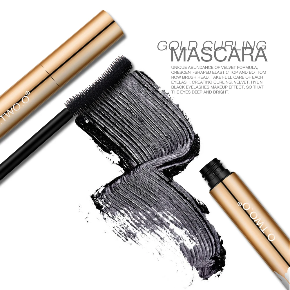 Makeup Set Mascara Eyelash Curler Eyelash Extension Curling Waterproof Long-lasting Thick Mascara Make Up for Eyes 2pcs