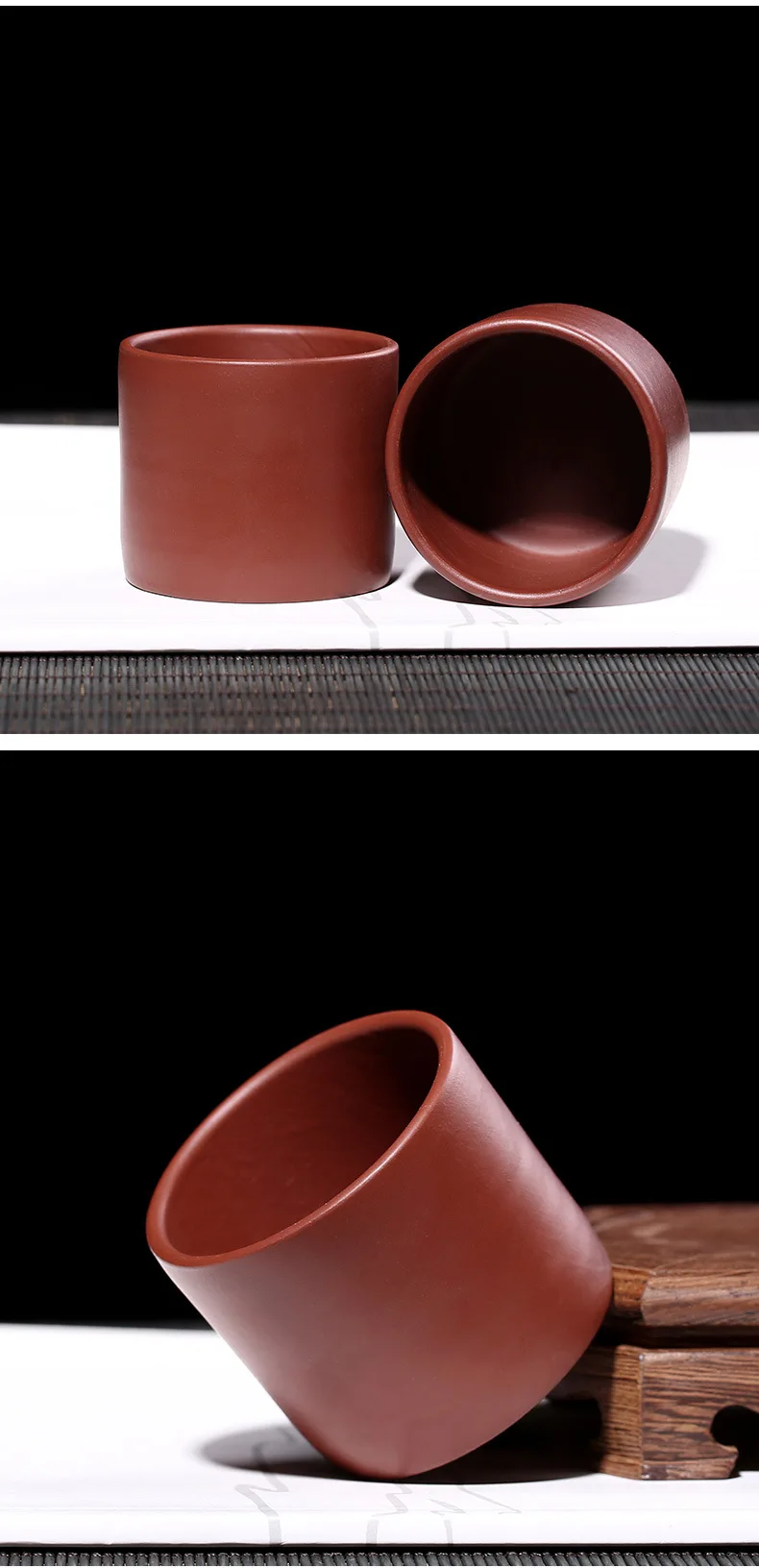 Manufacturers Direct Selling Purple Clay Small Cup Customizable Lettering Entirely Handmade for Making Master Cup Tea Set Gift B