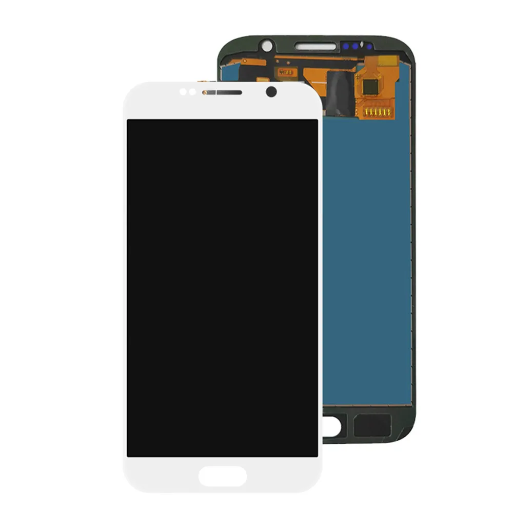 LCD Display Touch Screen Digitizer Assembly For Samsung Galaxy S6 G920 G9200 G9208 G9209 G920R4 G920W8 - Цвет: White