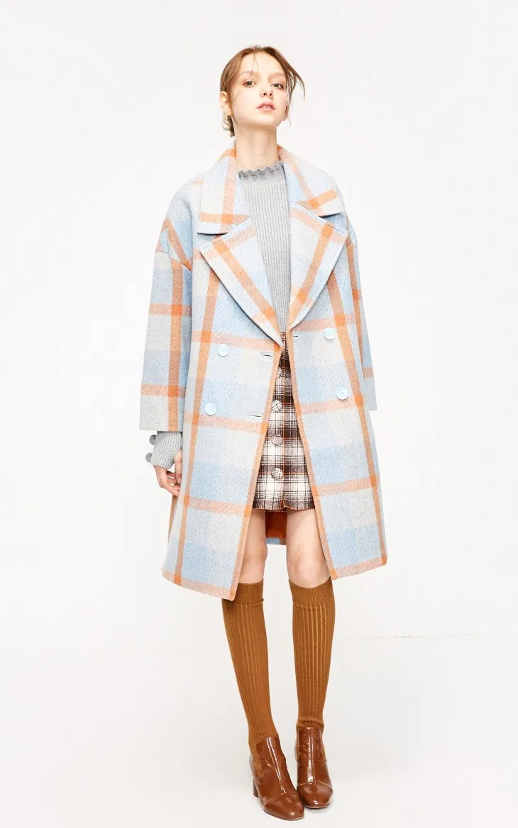 Vero Moda женское двубортное шерстяное пальто | 318327557
