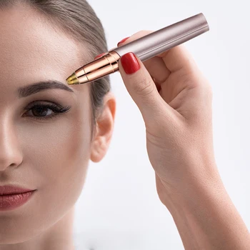 

New Electric Eyebrow Trimmer Makeup Painless Eye Brow Epilator Mini Shaver Razors Portable Facial Hair Remover for Women