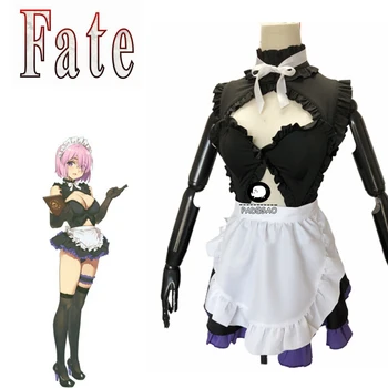 

Fate Grand Order Mash Kyrielight Sexy Tube Tops Maid Apron Dress Uniform Outfit Anime Cosplay Costumes