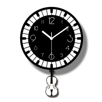 

Creative Mute Modern Design Large Wall Clock Clocks for Home Kitchen Living Room Decor Battery Operated Silent