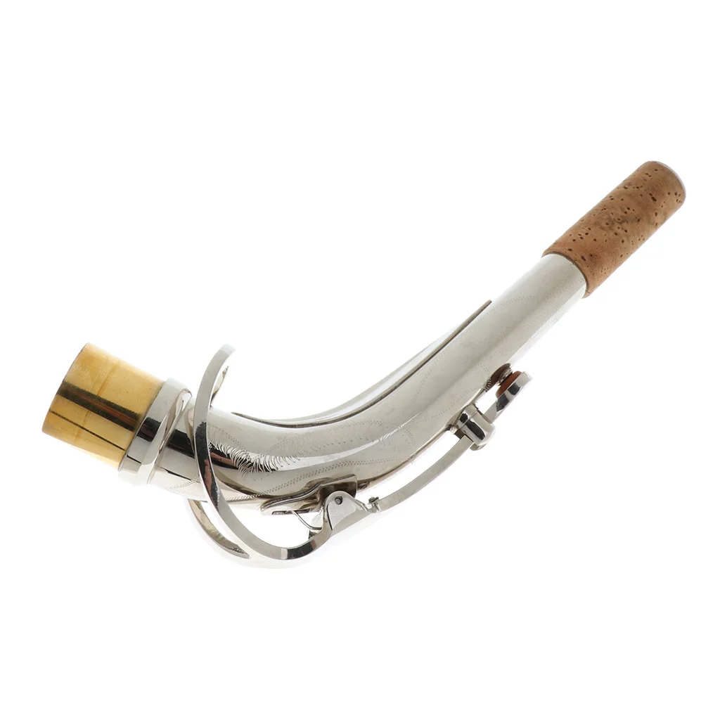 Practical Nickel-Plating Eb Alto Saxophone Bend Neck Carving Pattern for Saxophonist