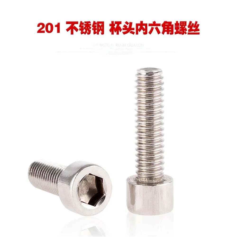 

M3 Hexagon Socket Head Bolt Parafuso Tornillos Allen Screw Vis Inoxydable Bolts Hex Screws Inox Imbusy Stainless Steel DIN912 pc