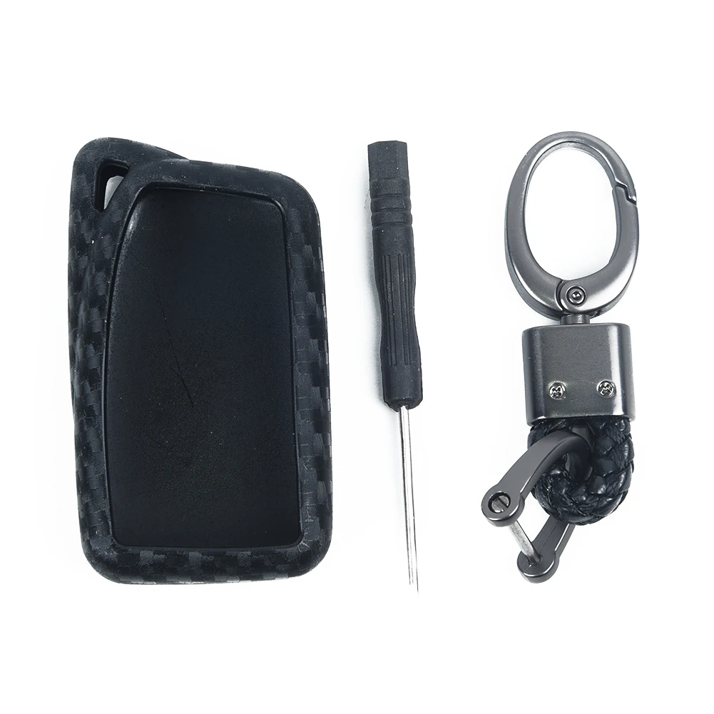 

Car Key Case Auto Black Cover Scratch resistant Keychain Shell Housing