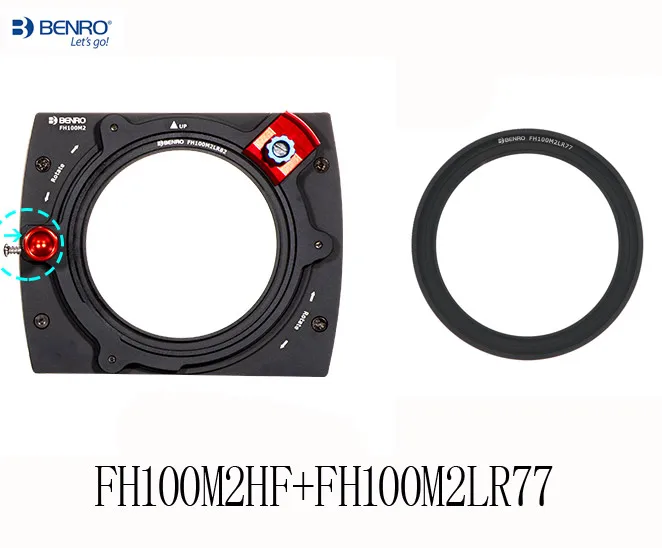 Benro FH100M2 квадратный фильтр системы ND/GND/CPL фильтр держать поддержка установить 3 подставка для фильтра содержит 82/77 разъем - Цвет: FH100M2HF WITH 77