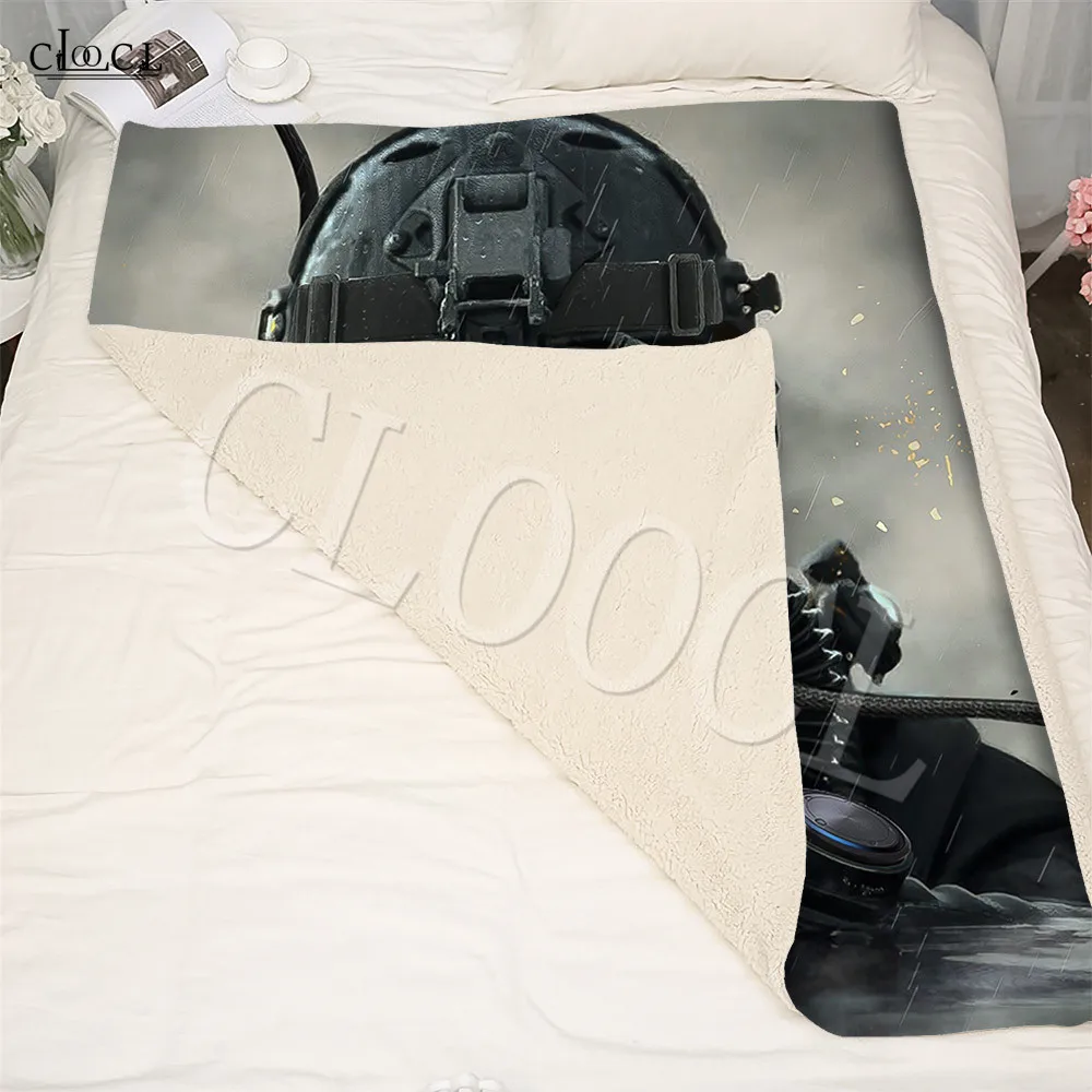 Крутое одеяло в виде солдата смерти стрэндинга с 3D рисунком, постельное белье для путешествий, пушистое плюшевое одеяло, покрывало, одеяло, декоративное одеяло для дивана