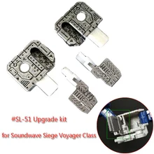 4 Pcs 3D Print SL-51 Upgrade Kit Accessories for Soundwave Siege Voyager Class WWO66