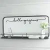 Nordic Style Phrase Quotes Vinyl Wall Sticker Italian Sentence Stickers For House Decoration Bedroom Decor Mirror Decals ► Photo 3/5