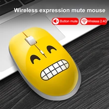 CHYI Беспроводная Милая компьютерная мышь для детей, 3d мультяшная эргономичная мини Usb оптическая тонкая Бесшумная портативная ПК мышь для лэптопа для Macbook