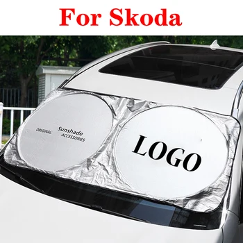 

Car Sunshade Windshield Cover For Skoda Octavia 2 A7 A5 A4 Vrs Fabia 2 Rapid Yeti Superb 3 Felicia Citigo RS Tour Octvia