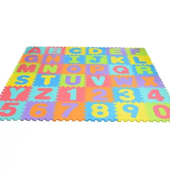 

36PCS/Set New EVA Children's Puzzle Mat Digital Letter Educational Foam Mat 15x15cm Environmentally Friendly Baby Climbing Mat
