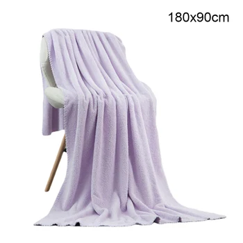 

Super Absorbent Salon For Adults Extra Large Thick Solid Sheet Soft Polyester Gym Beach Bath Towel Machine Washable Home Luxury
