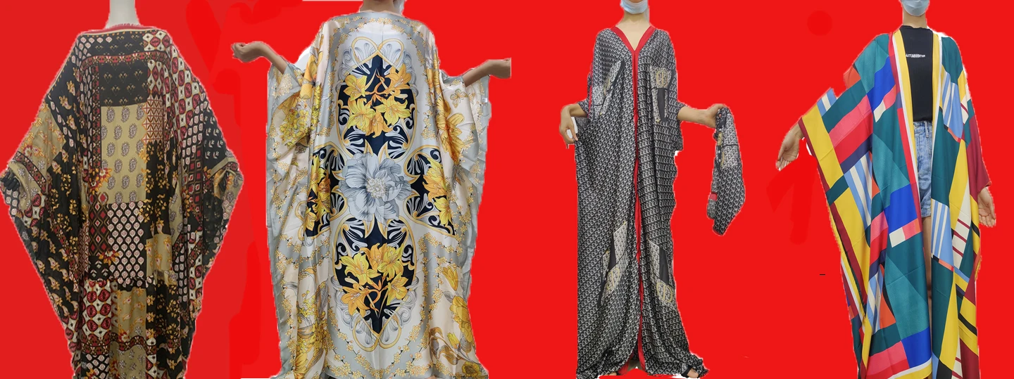 african pants Traditional Middle East Muslim Women‘s Abaya Kaftan Silk Maxi Dress Plus Size Beach Bikini Cover Up Lounge Wear Dress african suit