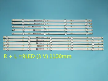 

Nova 40 pçs/set leva LED retro-iluminação para NS-5D710NA19 LB5135 V0 01 LB5135 V1