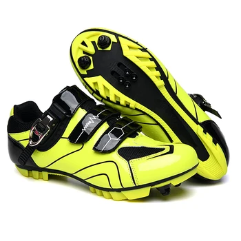 Zapatillas de Ciclismo de montaña, calzado antideslizante con autosujeción, para exteriores