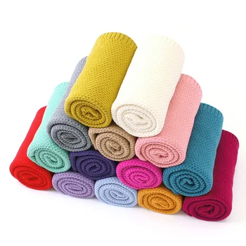 

Emmababy Newborn Baby Knitted Crochet Swaddle Wrap Swaddling Blanket Warm Sleeping Bag