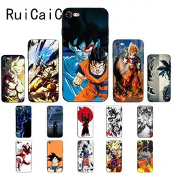 RuiCaiCa Dragon ball Z Vegeta vs son goku Новое поступление черная ячейка чехол для телефона iPhone 8 7 6S Plus X XS MAX 5 5S SE XR