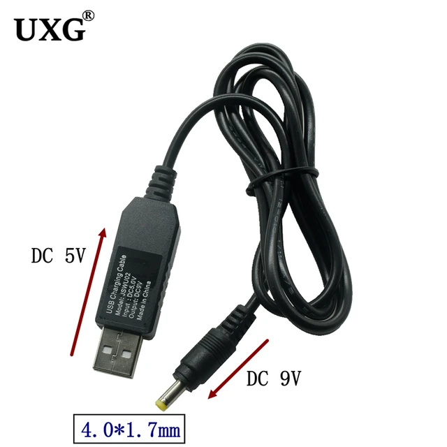 USB 5V Step Up 12v DC Power Boost Charging Cable Module 1M Jack