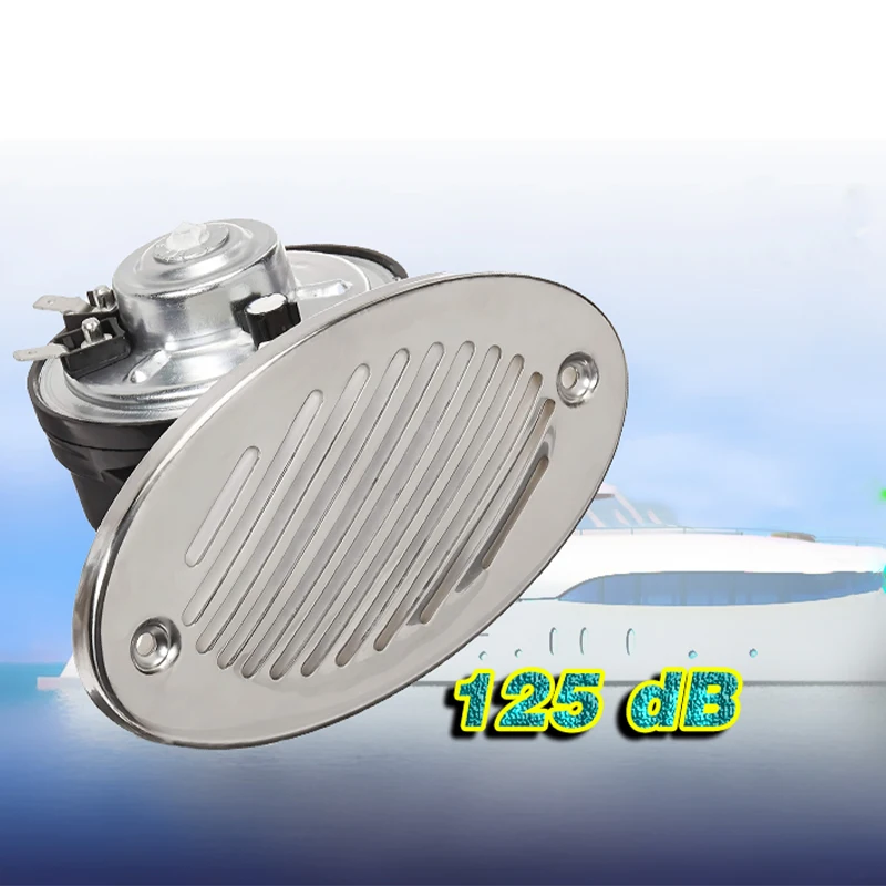 C CLINK 316 Stainless Steel 12V Hidden Flush Mount 5190512 Marine Boat Horn