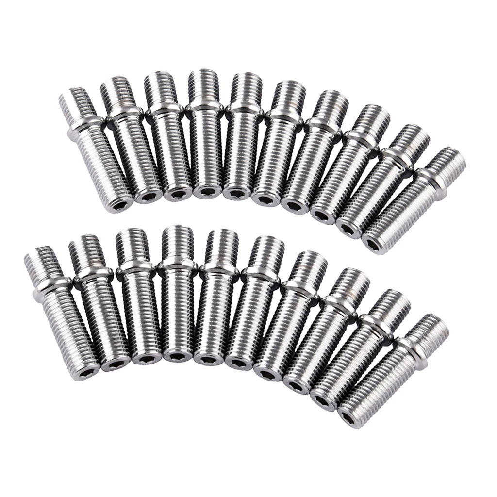 20x M12*1.5 To M12*1.5 50MM Long Wheel Stud  For German Cars