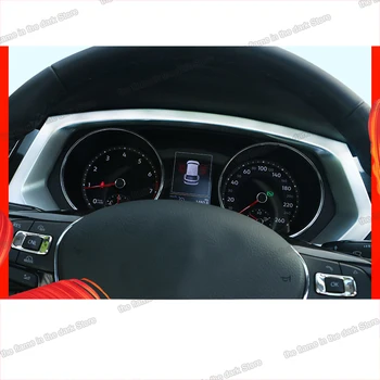 

Lsrtw2017 Abs Car Dashboard Frame GPS Screen Trims for Volkswagen Tiguan 2017 2018 2019 2020