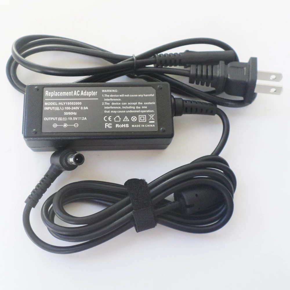 39 Вт адаптер переменного тока шнур питания для SONY Vaio VGP-AC19V39 AC19V40 AC19V47 AC19V57 AC19V58 091204-11