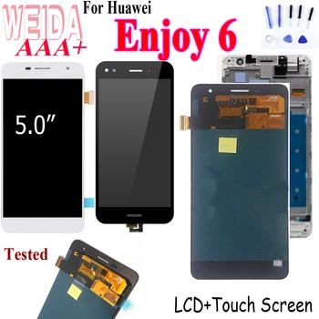

Weida Original 5.0" For Huawei Enjoy 6 LCD Touch Screen Display Digitizer Assembly Parts For Enjoy 6 NCE-AL00 Enjoy6 Lcd + Tool