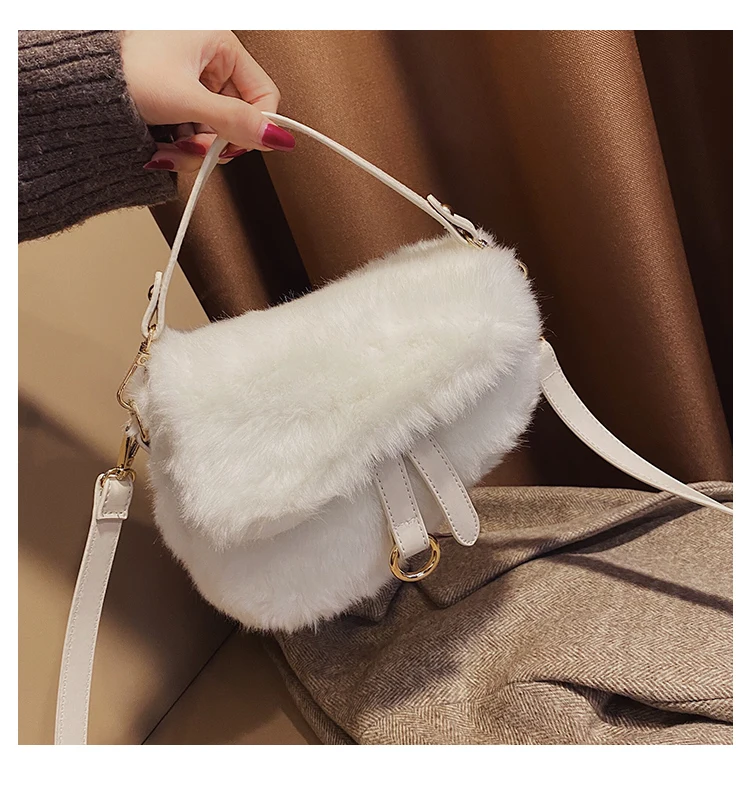 Женская сумка брендовый дизайн седельная сумка стильная мягкая шерстяная сумка для дам и сумка через плечо для дам