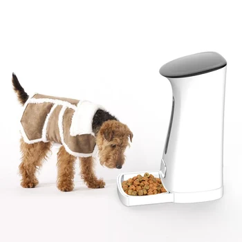 

Automatic Cat Feeder Dog Food Dispenser Portion Control Voice Recorder EU Plug Pet Dog Supplies