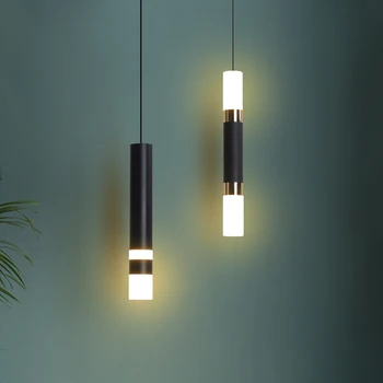 

Water pipe lamp creative acrylic bedside pendant lights bedroom study lamp restaurant droplight Nordic bar table lamp CL033102