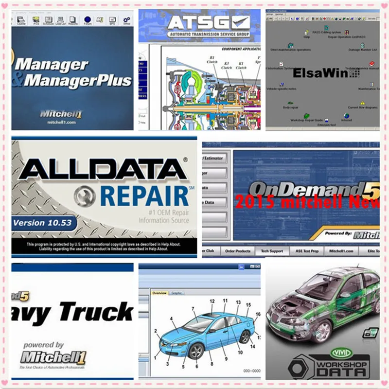 Alldata и mit.c.hell программное обеспечение для ремонта автомобилей 10 53 Mit.ch. ll 2015v Vivid