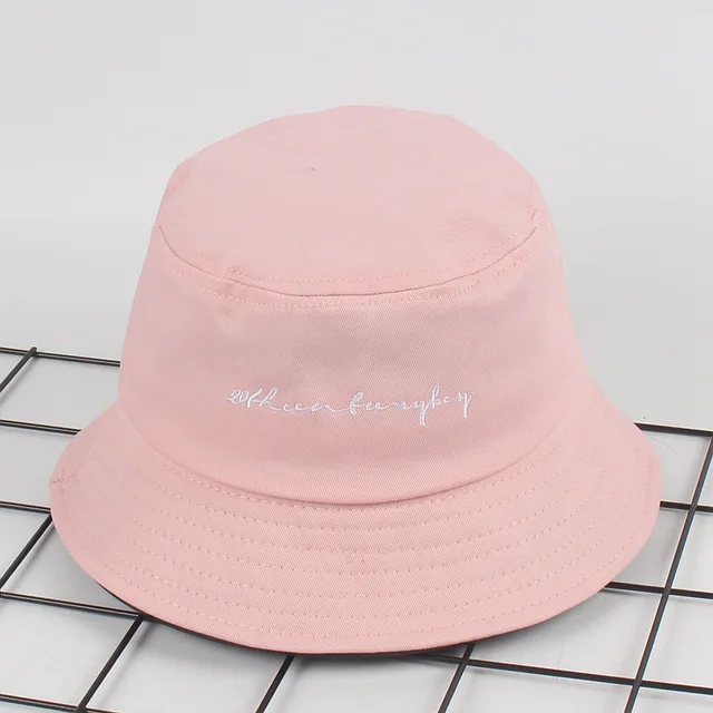 Summer Bucket Hats Women Men's Panama Hat Double Sided Wear Fishing Hat Fisherman Cap For Boys Girls Bob Femme Gorro HG10015-2