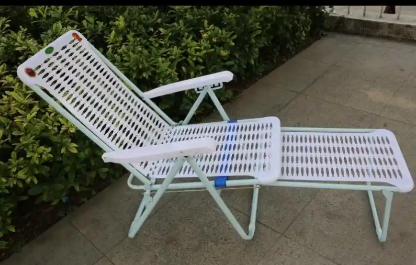 plastic sun lounger