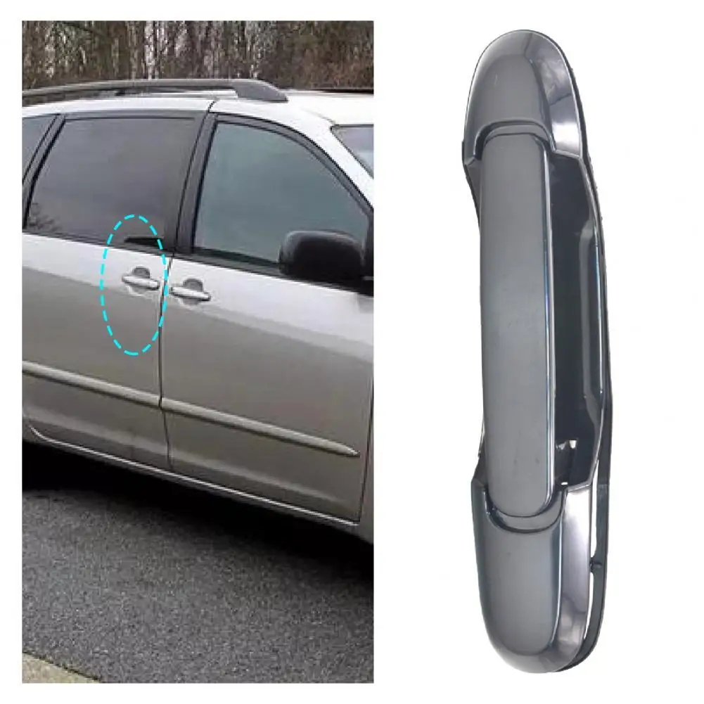 For Toyota/Sienna 1998 2003 Door Handle Reliable Anti slip ABS Exterior