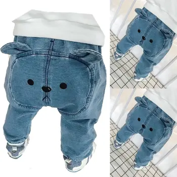 

2020 spring and autumn kids clothing casual jeans pants Children Clothing Baby Girls Denim Harem Pants Girls' jeans