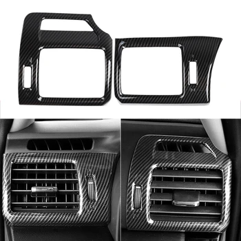 

2pcs Carbon Fiber Style Interior Car Side Air Vent Outlet Cover Trim Fit for Toyota 4Runner 2010-2015 2016 2017 2018 2019 2020